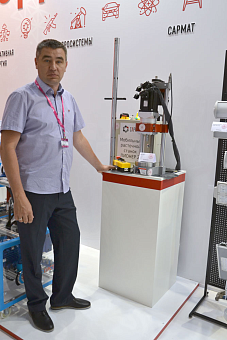  Director of the company at the exhibition "Innoprom", Yekaterinburg, 2018